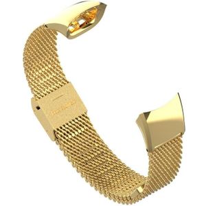 Voor Honor Band 4 / 5 MIJOBS Milaan Roestvrij Staal Metalen Gesp Vervanging Riem Watchband (Goud)