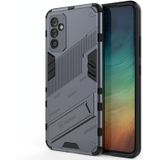 For Samsung Galaxy A82 5G Punk Armor 2 in 1 PC + TPU Shockproof Case with Invisible Holder(Grey)