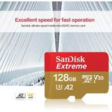 SanDisk U3 High-Speed Micro SD Card  TF Card Memory Card for GoPro Sports Camera  Drone  Monitoring 256GB(A2)  Colour: Gold Card