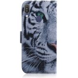 Tiger Pattern Coloured Drawing Horizontal Flip Leather Case for Asus Zenfone Max Pro (M1) ZB601KL  with Holder & Card Slots & Wallet