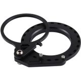 PULUZ Aluminum Alloy 67mm to 62mm Swing Wet-Lens Diopter Adapter Mount for DSLR Underwater Diving Housing(Black)