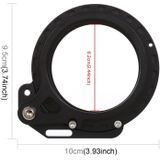 PULUZ Aluminum Alloy 67mm to 62mm Swing Wet-Lens Diopter Adapter Mount for DSLR Underwater Diving Housing(Black)