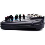 Teyun A4 4-weg kleine microfoon digitale mixer live opname-effector (EU-plug)