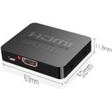 1x2 Mini HDMI Amplifier Splitter  Support 3D & 4K x 2K (White)