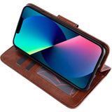 Voor iPhone 14 Plus Crystal Texture Horizontal Flip Leather Phone Case