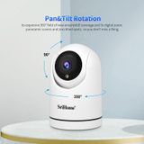 SriHome SH042 2.0MP 1080P HD AI WiFi Pan-tilt bewakingscamera (US-stekker)