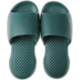 Zomer Super Dikke Zachte Bodem Plastic Slippers Mannen Indoor Defensieve Huishoudelijke Bad Slippers  Grootte: 44-45 (Donkergroen)