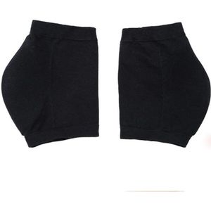 Winter Anti-cracking Silicone Moisturizing Heel Socks  One Pair  Size:M Code (39-43)(Black)