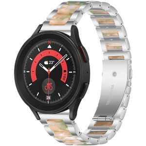 Voor Galaxy Watch 5 Pro 45 mm Interbead hars metalen horlogeband