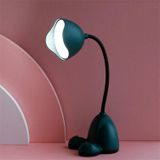 2 PCS Bedroom Bedside Dormitory Desk Study Eye Potection Desk Lamp(FY7711Dark Green)