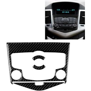 Car Carbon Fiber CD Panel Decorative Sticker for Chevrolet Cruze 2009-2015 Left and Right Drive Universal