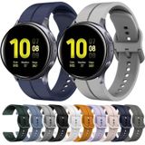 Voor Samsung Galaxy Watch Active 2 44 mm 20 mm lus siliconen horlogeband