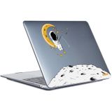 Voor MacBook Pro 13.3 A1708 ENKAY Hat-Prince 3 in 1 Spaceman Pattern Laotop Beschermende Crystal Case met TPU Keyboard Film/Anti-stof Pluggen  Versie: EU (Spaceman No.3)