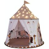 Indian Castle Children Indoor Outdoor Tent Mongolian Yurt Toy House with Base Cloth