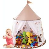 Indian Castle Children Indoor Outdoor Tent Mongolian Yurt Toy House with Base Cloth