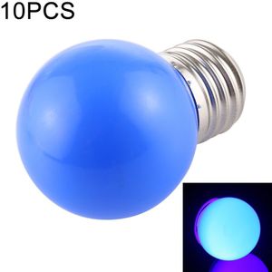10 PCS 2W E27 2835 SMD Home Decoration LED Light Bulbs  AC 220V (Blue Light)