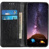 For Google Pixel 6 Pro Magnetic Crazy Horse Texture Horizontal Flip Leather Case with Holder & Card Slots & Wallet(Black)
