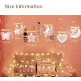 2m Romantic Girl Icicle Lamp Window Decoration Hanging Lamp  Style: Colorful Light + RC