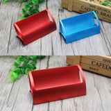 Creative Metal Card Holders Note Holders for Office Display Desk Business Card Holders Desk Accessories Stand Clip(Red)