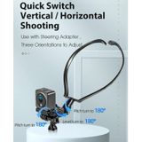 Voor DJI ACTION 2 / ACTION STARTRC 1110275 Neck-Hanging Bracket Shooting Equipment (Black)
