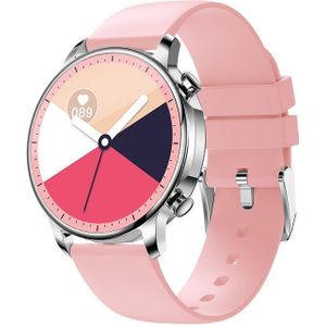 V23 1.28inch IPS Color Screen Smart Watch IP67 Waterproof Support Heart Rate Monitoring/Blood Pressure Monitoring/Blood Oxygen Monitoring/Sleep Monitoring(Pink)