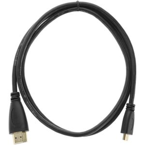 1.8m Gold Plated 3D 1080P Micro HDMI Male to HDMI Male cable for Mobile Phone  Cameras  GoPro