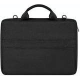 ST11 Polyester Thickened Laptop Bag with Detachable Shoulder Strap  Size:14.1-15.4 inch(Black)