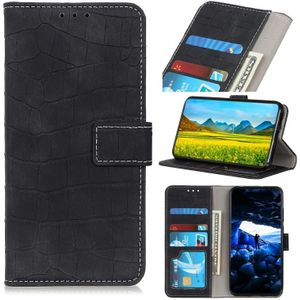 Voor Xiaomi Redmi Note 11 Magnetische Krokodil Texture Horizontale Flip Leren Telefoonhoesje Met Houder & Card Slots & Portemonnee (Zwart)