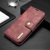 For Huawei P40 DG.MING Crazy Horse Texture Flip Detachable Magnetic Leather Case with Holder & Card Slots & Wallet(Red)