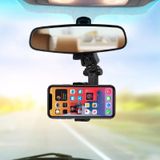 H02 Car Rearview Mirror Mobile Phone Holder Pillow Universal Car Mobile Phone Holder