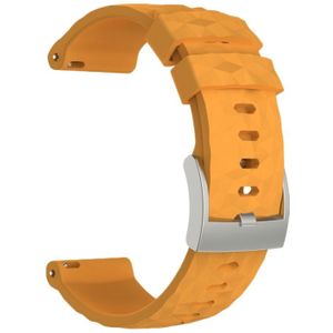 Silicone Replacement Wrist Strap for SUUNTO Sport Baro (Yellow)