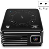 P11 4K HD DLP Mini 3D Projector 4G + 32G Smart Micro Convenient Projector  Style:EU Plug(Black)