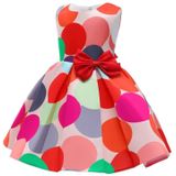 GirlsVest Skirt Dot Print Princess Dress (Color:Photo Color Size:140)