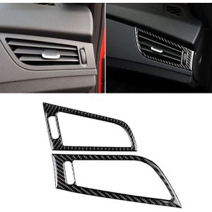 Car Carbon Fiber Side Air Outlet Panel Solid Color Decorative Sticker for BMW Z4 2009-2015 Suitable For Left Driving