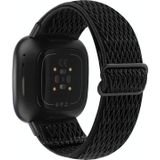 Voor Fitbit Versa 4 / Sense 2 Universal Wave Nylon horlogeband