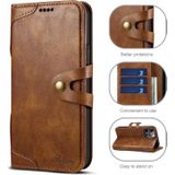 Calf Texture Buckle Horizontal Flip Leather Case with Holder & Card Slots & Wallet For iPhone 12 mini(Brown)