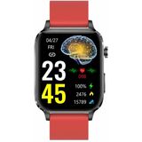F100 1 7 inch HD Vierkant scherm TPU-band Smart Watch ondersteunt lichaamstemperatuurbewaking / bloedzuurstofbewaking