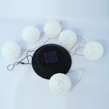 Outdoor Solar Wind Chime Lamp Courtyard Garden Decoration Led Landscape Lamp Ornaments  Style:Rice Ball