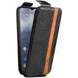 Voor Nokia G60 Splicing Wallet Kaarthouder Verticale Flip Lederen Telefoon Case (Zwart)