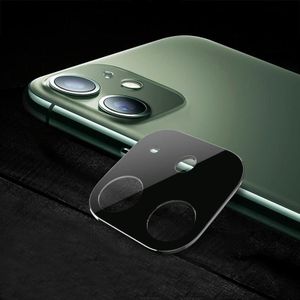 Titanium Alloy Camera Lens Protector Tempered Glass Film voor iPhone 11 (Zilver)