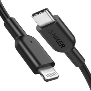 ANKER PowerLine II USB-C / Type-C to 8 Pin MFI Certificated Charging Data Cable for iPhone XS Max / XS / XR / X / 8 Plus / 8  Length: 0.9m(Black)