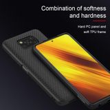 For Xiaomi Mi Poco X3 / NFC NILLKIN Shockproof TPU + PC Textured Protective Case(Black)