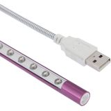 Portable Ultra Bright USB LED Light  10-LED (Purple)