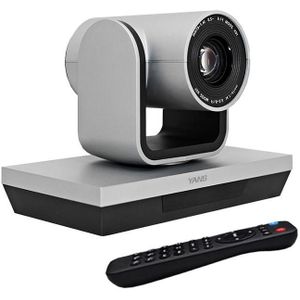 YANS YS-H23U USB HD 1080P 3X Zoom Groothoek Video Conference Camera met Afstandsbediening  US Plug (Grijs)