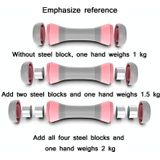 Ladies Home Adjustable Weight Fitness Dumbbells Arm Muscle Shaper  Weight: 2kg?Blue?