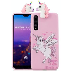 For Huawei P20 Pro Shockproof Cartoon TPU Protective Case(Unicorn)