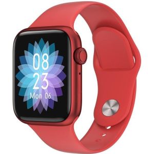 W98 Plus 1.54 inch Color Screen Smart Watch  IP67 Waterproof  Support Temperature Monitoring/Heart Rate Monitoring/Blood Pressure Monitoring/Blood Oxygen Monitoring/Sleep Monitoring(Red)