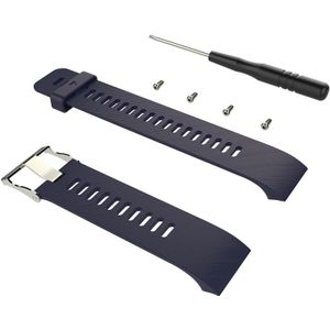 For Garmin Forerunner 30 / 35 Silicone Replacement Wrist Strap Watchband(Blue)