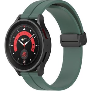Voor Amazfit GTR 42mm 20mm Effen kleur magnetische sluiting siliconen horlogeband
