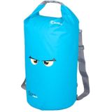 10L SPORON Outdoor Seaside Beach Swimming Rafting Waterproof Bag PVC Mesh Cloth Storage Bucket Bag(Blue)